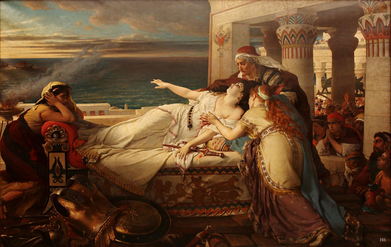 Moartea lui Dido, Joseph Stallaert, 1872